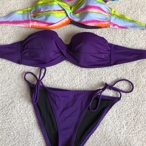 Victoria’s Secret bikini with two tops. Small